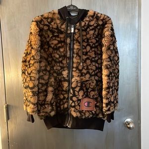 NWT Coach champion shearling hoodie